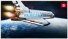 A space shuttle in orbit above Earth, with the text 'ELECTRO GIANT' on its side. Produktbild-Vorschau
