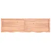 vidaXL Piano tavolo marrone chiaro 180x50x(2-4)cm Legno Anteprima dell’immagine prodotto 11