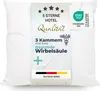 Kopfkissen Daunenkissen, 40x40 cm, 3-Kammer-System, weiß Produktbild-Vorschau 1