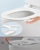 SONGMICS WC-Sitz kurze D-Form, Absenkautomatik, abnehmbarer Produktbild-Vorschau 7