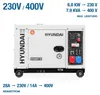 HYUNDAI Diesel Generator DHY8600SE-T D (6.3kW / 7.9kVA, Produktbild-Vorschau 3