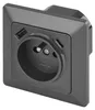 Zásuvka s USB-A+USB-C, antracit Náhled obrázku produktu