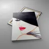 Bild auf Leinwand - Leinwandbild - Einteilig - Frau Lippen Produktbild-Vorschau 2