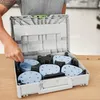 Festool Schleifmittel-Systainer³ SYS-STF D125 GR-Set Granat Produktbild-Vorschau 8