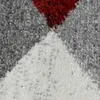 Moderner Teppich mit geometrischen Muster grau rot Größe - Produktbild-Vorschau 2