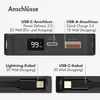 Accezz Powerbank 10.000 mAh mit integrierten Kabeln – Produktbild-Vorschau 5