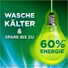 A marketing image promoting energy savings with a lightbulb graphic and text. Produktbild-Vorschau