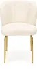 Sedia da pranzo Halmar K474 - crema / oro Anteprima dell’immagine prodotto 5