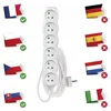 Prodlužovací kabel 3 m / 6 zásuvek / bílý / PVC / 1 mm2 Náhled obrázku produktu
