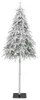 vidaXL Künstlicher Weihnachtsbaum Beschneit 150 cm Produktbild-Vorschau 1
