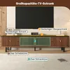 Moderner Lowboard-TV-Schrank mit Schiebetüren und Produktbild-Vorschau 6