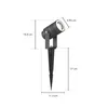 Lucande Außenstrahler Galina, Erdspieß, Stecker, grau, 11 Produktbild-Vorschau 10