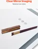 A close-up of makeup brushes and a cosmetic case on a reflective surface, with marketing text at the top. Anteprima dell’immagine prodotto