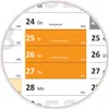 XL Wandkalender Wandplaner 2026 orange (gerollt) DIN A1 Produktbild-Vorschau 3