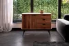 Kommode Tula Kernbuche massiv 97x46x72 mit 3 Schubladen 1 Produktbild-Vorschau 3