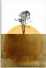 ARTland Leinwandbild Goldener Ozean Größe: 60x90 cm Produktbild-Vorschau 1