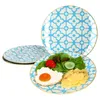 Ritzenhoff Makina blau 4er Set Speiseteller Essteller Produktbild-Vorschau 2