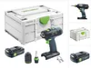 Akumulátorový vrtací šroubovák Festool T 18+3 Basic 18 V 50 Náhled obrázku produktu 1
