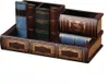Vintage Stiftehalter aus Holz im Buch-Design – Schreibtisch Produktbild-Vorschau 5