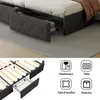 łóżko 140 x 200 cm z oświetleniem LED i regulowanym Podgląd zdjęcia produktu 5