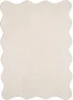 Tapis beige shaggy doux avec forme de vague moderne Taille Voir les images du produit 6