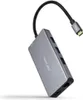 Dock Hub Usb-c 3xusb-a+2xhdmi+rj45+tf+sd+usb-c Pd 100w Grau Produktbild-Vorschau 2