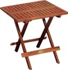 A wooden folding table on a white background. Produktbild-Vorschau