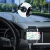 A car's dashboard with a phone mounted on a car phone holder, showing navigation. Voir les images du produit