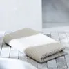HOMLA VAFFEL Handtuch, beige, 100x150 cm Produktbild-Vorschau 4