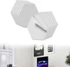 UISEBRT 12x Panneaux acoustiques 30x26cm Hexagon Blanc, Voir les images du produit 1