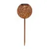 A single solar garden light with a spherical, patterned head on a stake. Náhled obrázku produktu