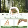 COSTWAY 3-poziomowy drewniany kwietnik, kwietnik z półką, 2 Podgląd zdjęcia produktu 6