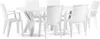 Set de repas d'extérieur avec table rectangulaire 200x95 cm Voir les images du produit 1