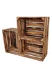 Dekokiste 40x30x23 cm 3er Set - Holzkiste Aufbewahrung als Produktbild-Vorschau 1
