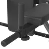 Fitness-Dipstation zur Wandmontage Schwarz , Sonstige Produktbild-Vorschau 4