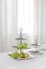 Fink NAGANO, 3er Etagere, Edelstahl , silber, L. 34 cm, B. Produktbild-Vorschau 2