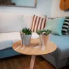 Grijze bloempot met ribbels, geschikt voor buiten, rond, Productafbeelding-voorbeeld 4