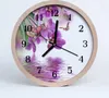 Holzuhr 30fi cm wanduhr - Schmetterlinge Tiere Produktbild-Vorschau 1
