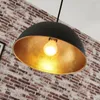 Lindby Hängeleuchte Leya, schwarz/gold, Metall, Ø 30 cm, Produktbild-Vorschau 5