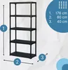 2er Set Steckregal Kunststoff Standregal Vorratsregal Produktbild-Vorschau 2