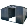 4iQ Stabiler Stahl Geräteschuppen 324x313x149 cm – 10 m² Produktbild-Vorschau 11