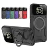 A display of multiple phone cases in different colors, with a close-up of one case shown from the back and side. Produktbild-Vorschau