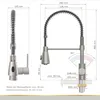 Lenz KALANI² Küchenarmatur Edelstahl-  Profi-Pendelbrause, Produktbild-Vorschau 4