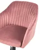 BELIANI Arbeitshocker Rosa Samtstoff Modern Produktbild-Vorschau 9