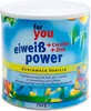 for you Eiweiß Power Pulver Geschmack Vanille, 750 g Pulver Produktbild-Vorschau 2