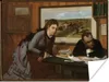 MuchoWow® Poster Schmollen - Gemälde von Edgar Degas Produktbild-Vorschau 1