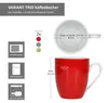 6x Variant Trio Kaffeebecher 350ml Porzellan-Tassen 6 Produktbild-Vorschau 6