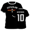 Deutschland Trikot T-Shirt personalisiert mit Name & Nummer Produktbild-Vorschau 1