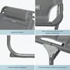 Sonnenliege klappbar – Gartenliege aus Aluminium mit 5-fach Produktbild-Vorschau 5