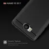 Huawei Y5 2017 TPU Case Carbon Fiber Optik Brushed Schutz Produktbild-Vorschau 3
